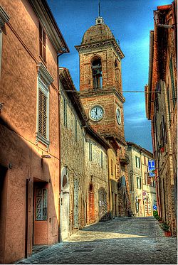 Vakantietijd in Le Marche, Italië